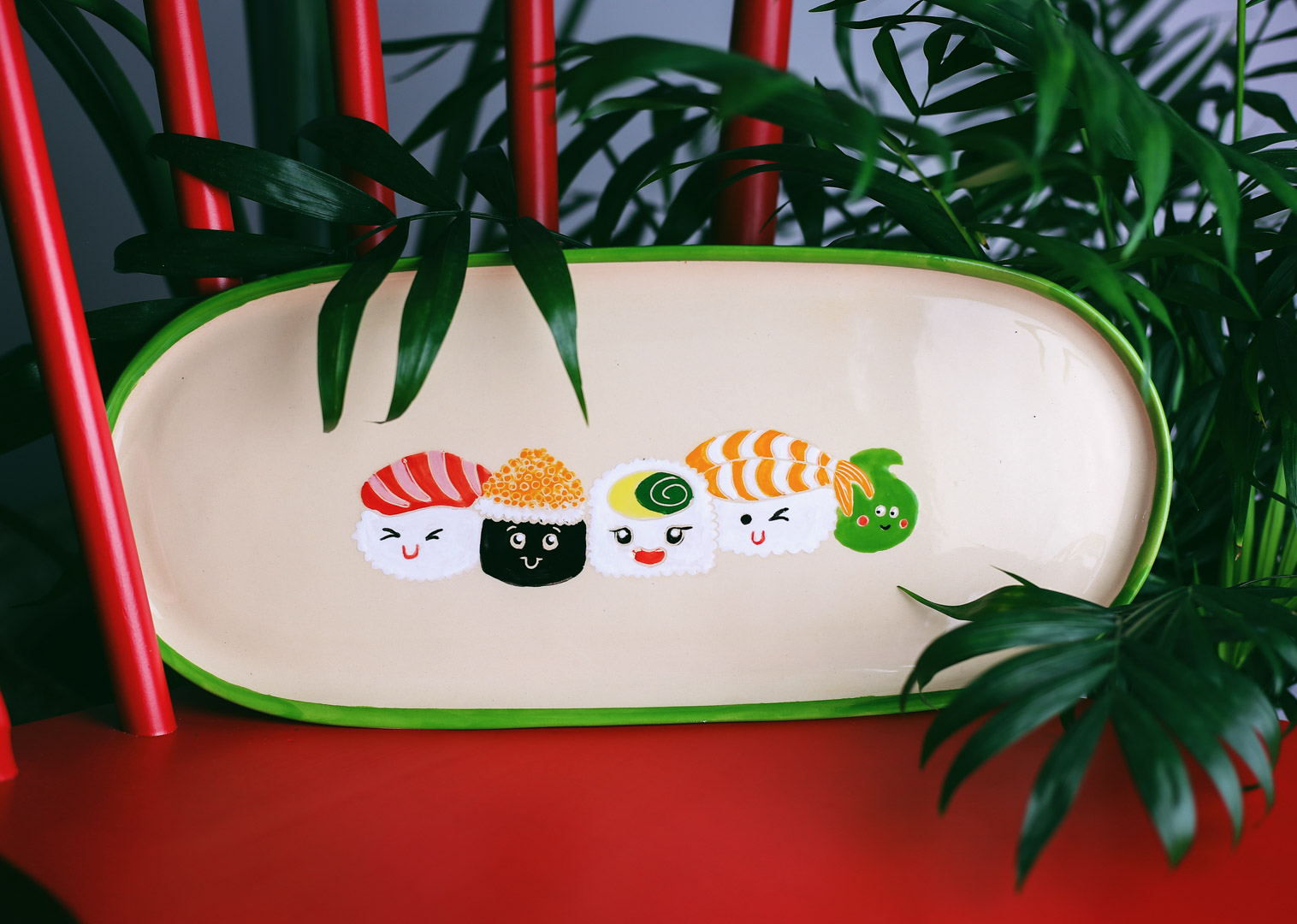 Talerz podłużny Happy Sushi - obrazek 2