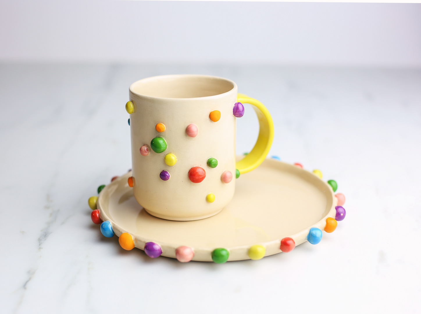 Talerz deserowy w bąbelki - obrazek 2