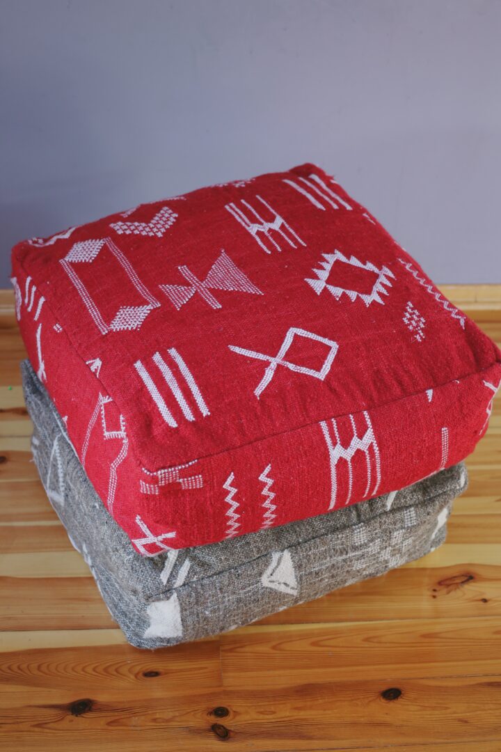 Berberyjska pufa kilim - obrazek 3