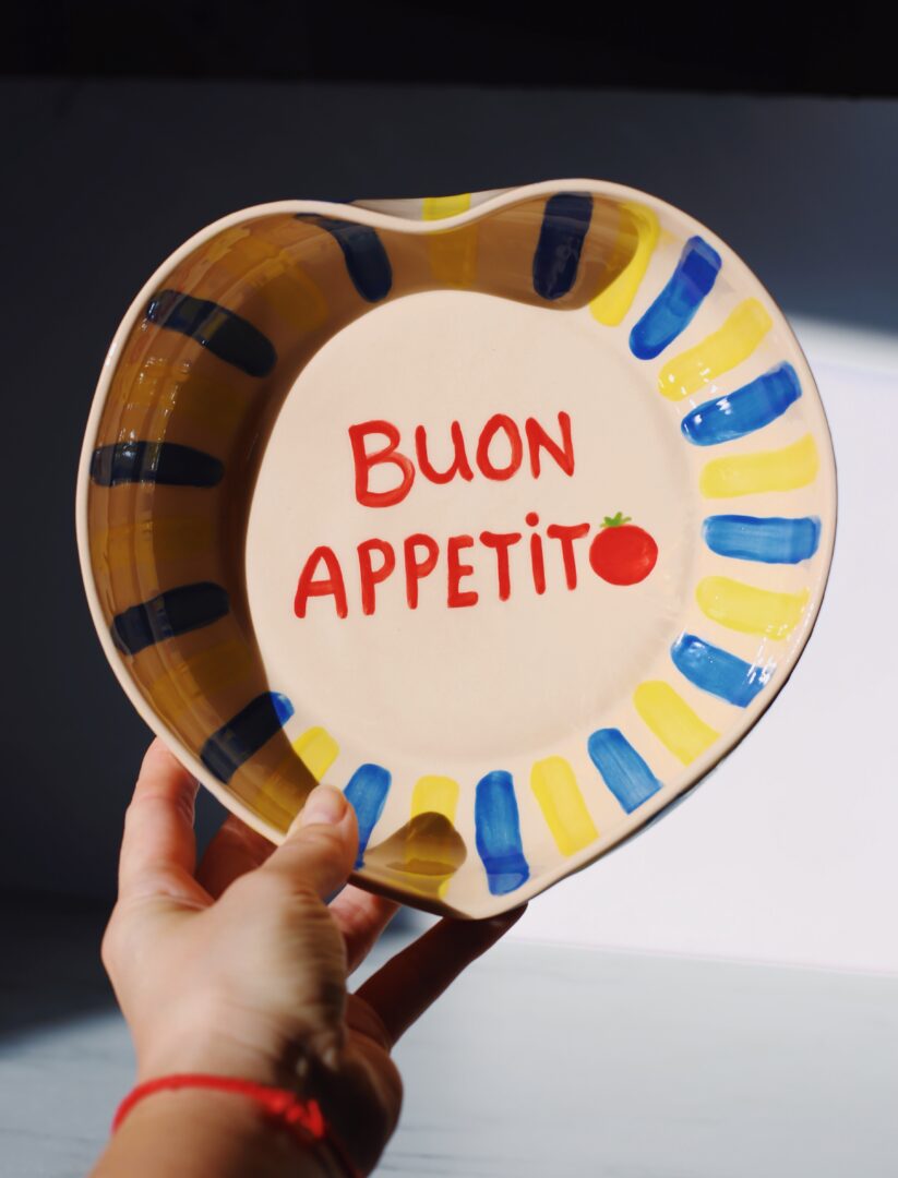 Talerz głęboki serce